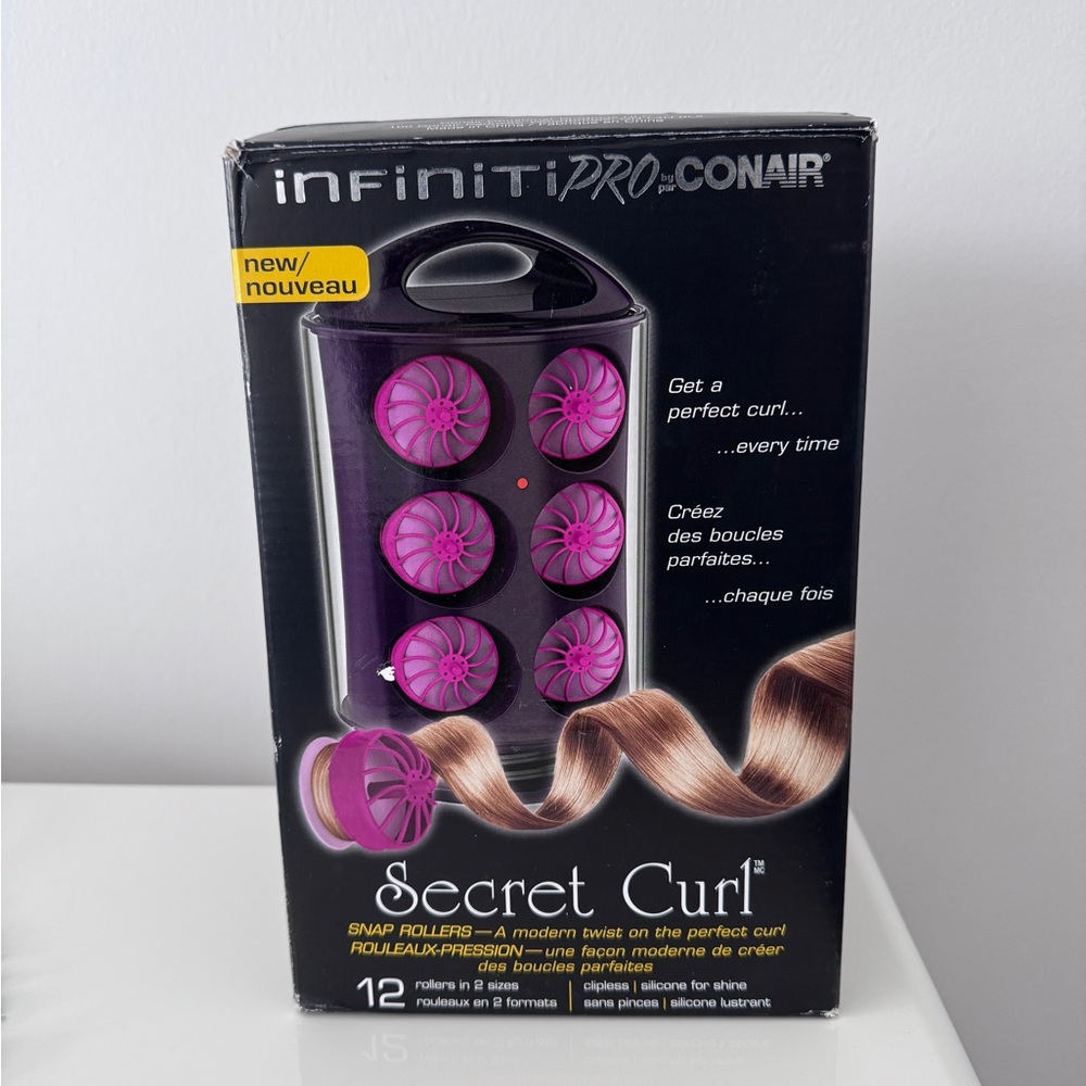 Secret Curl Snap Rollers - Purple
